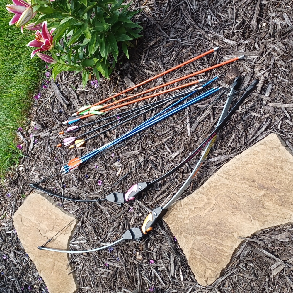 Pair of youth Barnett bows